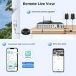 Hiseeu 16CH 3K Wired Security Camera System,16PCS 5MP CCTV Cameras | Smart Dual Light & Audio,Vehicle/Person Detection,5MP 16CH DVR,3TB HDD for Home 24/7 Outdoor Indoor Surveillance - Image 8