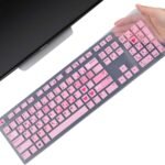 Keyboard Cover Skin for Dell KM636 KB216 KB216t KB216d KB216p Wired & Wireless Keyboard, Dell Optiplex 5250 3050 3240 5460 7450 7050, Dell Inspiron Desktop 24" 27" 5400 5490 7700 7790 3475 3670 3477 - Image 2
