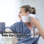 Electric Ear Wax Removal Kit for Adults with 4 Cleaning Modes, Home Use | Safe and Effective Ear Irrigation Flushing System with 500ml Water Bottle, Towel, Waste Basin, 15 Tips, Blue - Image 3