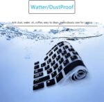 Keyboard Cover for Logitech MK295 MK275 MK270 Wireless Keyboard, Logitech K200 K260 K270 MK200 MK260 K270 K275 K295 Keyboard Cover Skin Protector - Black - Image 8