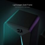 Redragon GS510 RGB Wired Desktop Speakers, 2.0 Channel Stereo Sound, Black | 4 Colorful LED Backlight Modes, Enhanced Bass, Easy-Access Volume Control, Plug & Play USB Powered PC Gaming Speaker - Image 6