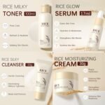 Rice Skincare Set for Teen Girl Gifts Birthday - Skin Care for Teens 10-12 - Hydrating Skin Care Routine Kit for Women - Gifts Birthday Facial Kit for Women - Skin Care Set with Cleanser,Serum - Image 3