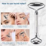 Bealihelp Face Roller and Gua Sha, Stainless Steel Facial Roller and Guasha Tool for Face, Skin Care Roller for Wrinkles and Lifting, Improve Puffiness, Metal Face Massager for Eyes, Neck Tighten - Image 5