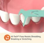 Amazon Basics Mint Dental Flossers, Shred Resistant, Slides Easily Between Teeth, with Fold-Away Pick, 90 Count, 1-Pack (Previously Solimo) - Image 7