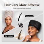 Heat Cap for Deep Conditioning: 10-Level Heats Up Quickly 3 Time Settings Hair Steamer for Natural Hair Home Use Thermal Steam Cap for Black Hair Portable Heating Caps - Image 4