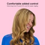 Conair Curling Iron​, Fine to Thick Hair, 1-in. Barrel, Black/Silver | Hair curler with multi-layer technology for tight curls and loose waves, 25 heat settings up to 400°F, and 60-second heat-up - Image 6