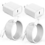 iPhone Charger Fast Charging,iPhone Fast Charger 2Pack Type C Fast Charger Block Plug Adapter 6FT USB-C to Lightning Cable Cord for iPhone14/13/13 Pro/12 Pro/12 Pro Max/11/Xs Max/XR/X/SE,iPad,AirPods - Image 2