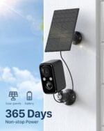 Security Cameras Wireless Outdoor: Cameras for Home Security WiFi Camera with Solar Panel Battery Powered Surveillance System Kit Motion Sensor Alarm Floodlight Night Vision IP66 Waterproof - Image 3