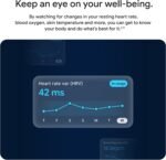 Google Fitbit Inspire 3 - Midnight Zen/Black - Small and Large Bands | Stress management, sleep tracking, 24/7 heart rate, 3-month Google Health Premium membership included, small and large bands - Image 9