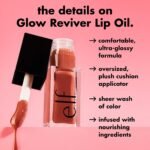 e.l.f. Glow Reviver Lip Oil, Jam Session | Nourishing Tinted Lip Oil For A High-shine Finish, Infused With Jojoba Oil, Vegan & Cruelty-free - Image 6