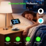 3 in 1 MagSafe Wireless Charger Stand for iPhone Apple Watch AirPods | Adjustable Blue Ambient Light,15W Magnetic Charging Station for iPhone 17 16 15 14 13 12 Series wireless charging station - Image 6