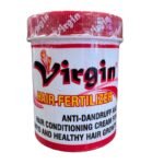 Virgin Hair Fertilizer – Natural Hair Care Cream for Nourished, Smooth-Looking Hair – 200g (1 Jar) - Image 2