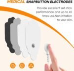 TENS Unit Muscle Stimulator 36 Modes, Rechargeable Dual Channel TENS Machine for Pain Relif Muscle Massager with 12 Premium Electrode Pads and Dust-Proof Storage Bag MH-1088 - Image 7