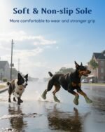 Dog Shoes for Hot Pavement, Breathable Dog Boots Paw Protectors with Adjustable Straps & Non-Slip Sole, Easy On & Off, Waterproof, Easy-Cleaning (Black, XL) - Image 7