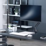 VIVO Premium Aluminum Full Motion Single Ultrawide Monitor Desk Mount Stand with Lift Engine Arm, Fits Screens up to 40 inches, STAND-V101BB - Image 8