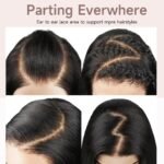 13x6 Lace Front Wigs Human Hair 28 Inch Body Wave HD Lace Front Wigs Human Hair Pre Plucked 200 Density with Baby hair Transparent Lace Frontal Wigs for Women Natural Color - Image 3