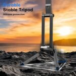 OMOTON TP06-E [3-Adjust] Sturdy Compact Magnetic Phone Tripod for iPhone 17 | Mini Phone Stand for MagSafe, Two 1/4" Screw& Arca, Fold Hook, Fits Vlog, Creators, Live, Women Men Gift, Travel Essentials - Image 10