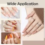 modelones Builder Nail Gel, 7-in-One Clear Builder for Nails, LED Cured | Color Rubber Base Gel Polish Coat Strengthener Thickening Extension Rhinestone Glue in a Bottle for DIY Home Salon - Image 7