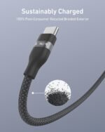 Anker Nano USB C to USB C Cable, 240W Fast Charging Cable (10 ft, Black) | Flexible Multi-Color Braided Charger for iPhone 17 Series, MacBook Pro, and More - Image 6