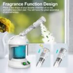 DENFANY 2 in 1 Hair & Facial Steamer Extendable 360° Arm for Home or Salon | Deep Hydration, Hair & Skin Refresh, Adjustable Mist Angle, 300ml Tank, Easy to Clean, Use Sitting or Lying Down - Image 5