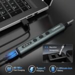 STREBITO Mini Electric Screwdriver, 67 in 1 Electric Screwdriver Kit | 50 S2 Preicison Bits, 5 Torque Settings, Organized Storage, Mini Power Screwdriver Rechargeable Tool Kit for PC Electronics - Image 7