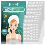 Pimple Patches 210 Counts Three Sizes, Hydrocolloid Patch Invisible with Tea Tree Oil, Acne Patches, Zit Patches for Face, Acne Spot Treatment - Image 2