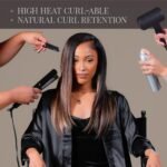 Sensationnel Empire Yaki Human Hair,1 Pack 16 inch, 1B OFFBLACK | Tangle-Free, Quick Weave & Sew-In Styles, Faux Highlights, Faux Middle Part Leave Out - Image 7