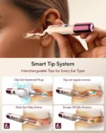 Bebird EarSight Ultra X 4K HD Ear Wax Removal Tool Camera with Luxury Gift Box, FSA HSA Eligible, Premium Smart Ear Cleaner Otoscope, Perfect Birthday Mothers Fathers Day Gift for Family, Burgundy Red - Image 5