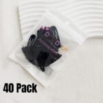 40 Pack Black 2 Inch Barrettes Women Metal Snap Hair Clips Accessories - Image 8