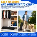 Dog Agility Training Equipment Set, Adjustable Jump Bars, 6 Piece | Includes adjustable jumps and carrying bag for agility training, exercise, coordination, and interactive play with dogs. - Image 8