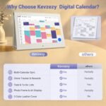 2026 New Upgraded Smart Digital Calendar, Family Planner No Subscription | Wall Planner WiFi Sync Color-Coded Family Schedule, Chore Chart & Meal Plan, HD Interactive Touchscreen Smart Calendar - Image 10