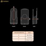 Brass and Steel Pet Training Clicker Puppy Dog Training Cricket Clicker U.S. Engraved WII Military Gear Metal Clicker - Image 3