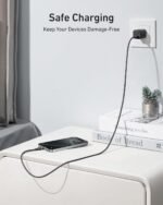 Anker Nano USB C to USB C Cable, 240W Fast Charging Cable (10 ft, Black) | Flexible Multi-Color Braided Charger for iPhone 17 Series, MacBook Pro, and More - Image 7