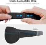 Gritin 100% Blackout Sleep Eye Mask for Women Men, Zero Pressure Sleep Mask | Ergonomic Design 3D Cutout Eye Movement and Eyelash Friendly Night Blindfold, Ultra Soft Comfortable for Sleeping - Image 8