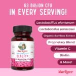 MARYRUTH'S Probiotic Beauty Capsules, Gut Health, Vegan Collagen Support | Red Orange Complex & Ceramosides, Vegan Collagen Support, Anti Aging, Gut Health, Hair Skin and Nails Vitamins - Image 8