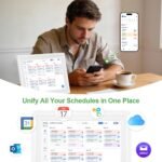10.1’’ Smart Digital Calendar - Interactive Touch Screen, HD Display, Wall Mountable Family Organizer with Chore Chart, To-Do Lists & App Sync for Home & Office, Warm Fathers‘ Day Gift, Gift for Him - Image 6