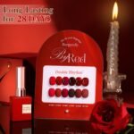 Double Rhythm 6 Pcs 15 ML Gel Polish Set Same Color Same Bottle Soak Off Gel Polish Kit Nail Art Manicure Salon DIY at Home for Women (Glitter Burgundy Dark Cherry Red Maroon-T6-7) - Image 10