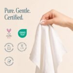 Cliganic Clean Face Towels XL, Disposable, Ultra-Absorbent, Hypoallergenic & Soft - Makeup Remover Dry Wipes, Pamper Your Face, Feel Fresh & Radiant, Hygienic Towelettes, for All Skin Types (50 Ct) - Image 8