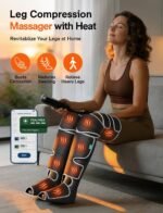 ALLJOY Leg Massager for Circulation and Pain Relief FSA, Gifts for Men Women Dad Mom, Leg Massager with Heat and Compression, 2 Heat 5 Modes 4 Intensities 4 Extenders - Image 3