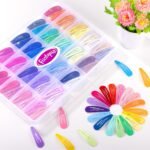 Funtopia 150pcs Hair Clips, 50 Colors Snap Hair Barrettes for Girls | 2 Inch Colorful Snap Hair Clips with Storage Case, Non Slip Metal Barrettes for Women Girls Toddler Kids Teens - Image 6