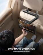 Lamicall Car Headrest Tablet Holder, 3 in 1 Extension Adjustable Arm | Tablet Car Mount for Back Seat, Gifts Road Trip Essentials for Kids, for 4.7-11" Devices, iPad Pro Air Mini, Galaxy, Fire HD - Image 5