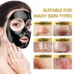 YLNALO Blackhead Remover Mask Kit, Charcoal Peel Off Facial Mask with Brush and Pimple Extractors, Deep Cleansing for Face Nose Blackhead Pores, For All Skin Types (3.5 Fl.oz) - Image 3