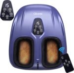 Foot Massager with Heat,Shiatsu Deep Kneading Massager for Plantar Fasciitis, Foot Massage Machine with Multi Massage Modes & Remote Control for Pain Relief (Purple) - Image 2
