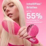 Wet Brush Paddle Hair Brush, Traditional Wood- Ultra-Soft IntelliFlex Detangling Bristles with AquaVent Design For Spreading Hair Treatments Evenly - Pain-Free Hair Brush For Women & Men - Image 7