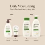 Aveeno Daily Moisturizing Body Lotion for Normal to Dry Skin, Moisturizer with Soothing Prebiotic Oat, Non Greasy, Non Comedogenic, Fragrance Free Body Lotion for Women & Men, 18 Fl Oz - Image 9
