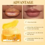 Turmeric Lemon Lip Scrub with Brush, Lip Scrubber Exfoliator for Dark Lips, Dry, Chapped Lips, Reduce Fine Lines, Natural Nourish Sugar Lip Scrub with Aloe Vera, Deep Hydration Moisturization 100g - Image 5