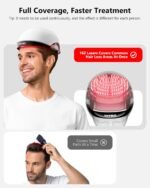 Red Light Therapy for Hair Growth with 162 Lasers | Laser Hair Growth Cap for Hair Loss, Rechargeable Battery- FDA Cleared Hair Growth for Men & Women - Image 6