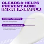 Differin Epiduo Acne Gel Treatment, Adapalene & Benzoyl Peroxide, 45g Pump | FDA-Approved OTC Acne Gel, Adapalene 0.1% + Benzoyl Peroxide 2.5%, Clears & Prevents Breakouts, Strongest OTC, 90 Day Supply - Image 5