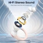 HAOYUYAN Sports Bluetooth Headphones, 80Hrs Playtime Wireless Earbuds with LED Power Display, IPX7 Waterproof Earphones for Workout/Running, Noise Canceling Headset Ear Buds - Image 6