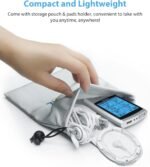 NURSAL 24 Modes TENS Unit Muscle Stimulator for Pain Relief, Rechargeable Electronic Pulse Massager, 8 Pcs Pads, Drug-Free Pain Relief for Shoulder, Back, Muscle, ABS Pads Holder - Image 6